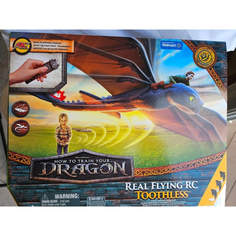 How To Train Your Dragon 2, RC Flying Toothless Remote Control Toy by DreamWorks